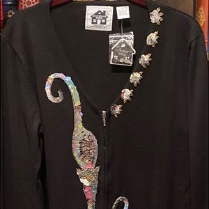 Storybook knits  mischievous meow blazer